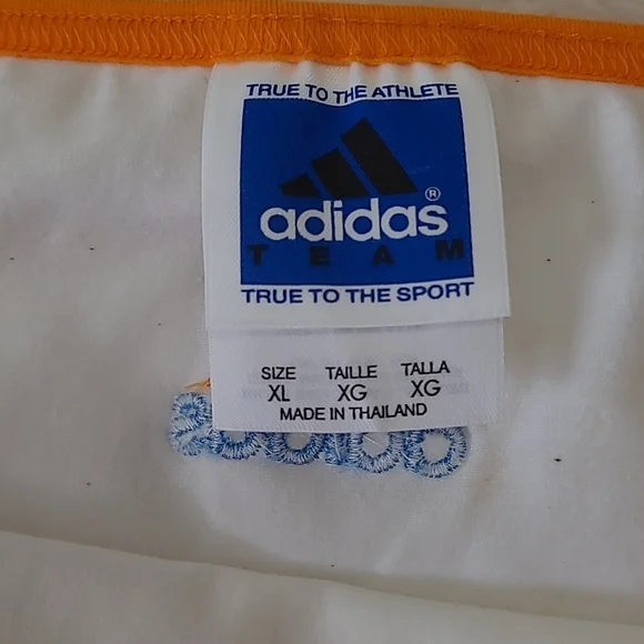 RARE Vintage Tennessee Lady Vols NEW Adidas UT Tennis Skirt Orange White Logo XL - Picture 9 of 13